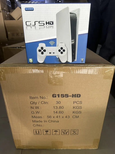 New G155-HD HD output Retro Video Game Console For FC built-in 2000 games For PS5 mini TV Classic Games Station wireless gamepad