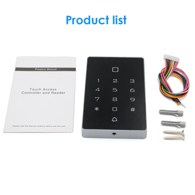 Wifi Tuya App RFID Access Control Keypad 2000 User EM 125KHz or IC Standalone Touch Card Reader for Access Control System