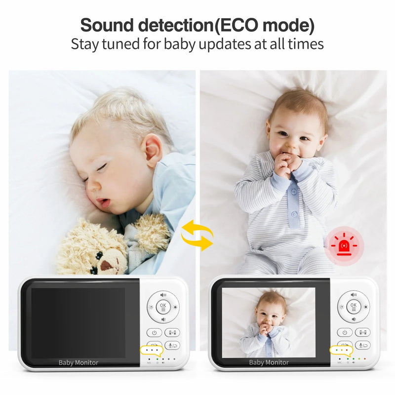 Babystar 3.2 Inch LCD Wireless Video Baby Monitor 2 Way Audio Talk Night Vision Surveillance Security Camera Babysitter