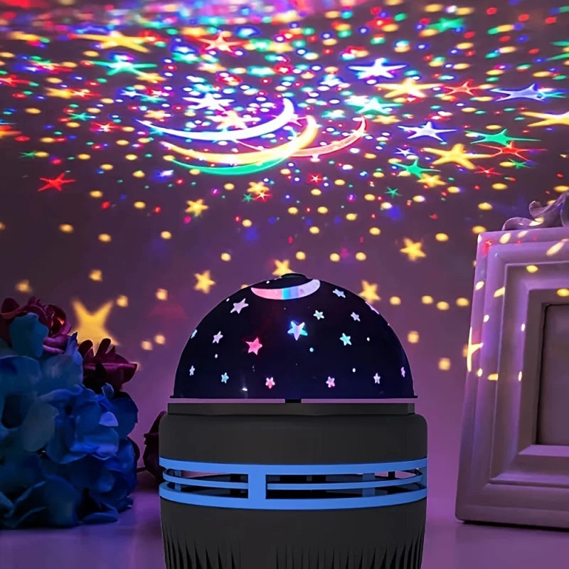 A Starry Projector，Bedroom Game Room、Home Theater、Ceiling、Night Light Projector Room Decoration，Camping