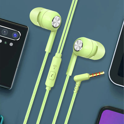 3.5mm Wired Earphone With Mic In-Ear Headset For Xiaomi Mobile Phone Pc Gaming Ultra Bass Super Sound Earbud Music Earphones