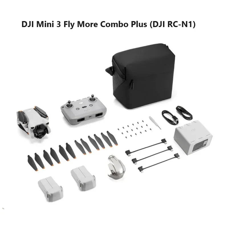 Top Brand New DJI Mini 3 Drone No RC RC-N1 DJI RC Combo Plus Professional 4K HDR Video 10km Transmission