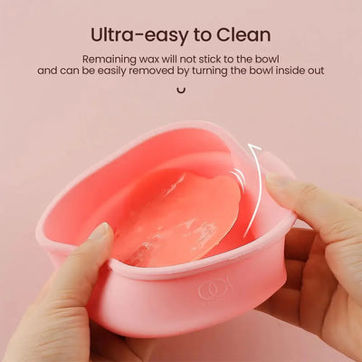 400ML Portable Foldable Silicone Bowl Electric Wax Warmer Heater Wax-melt Machine Beauty Hair Removal Device Wax Therapy Machine