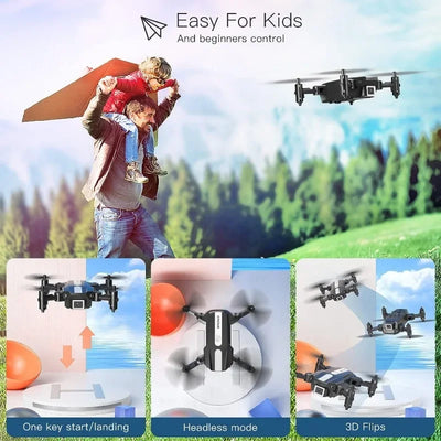 T25 Mini Drone with Camera -1080P High-definition RC Drone One Click Takeoff/landing, Gravity Sensor, Gesture Control