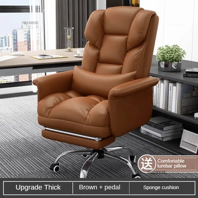 Comfortable Long-term Sitting Office Chairs Reclining Sofa Seat Office Boss Chair Home Dormitory Gaming Chair Office Furniture P