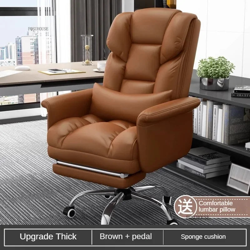 Comfortable Long-term Sitting Office Chairs Reclining Sofa Seat Office Boss Chair Home Dormitory Gaming Chair Office Furniture P