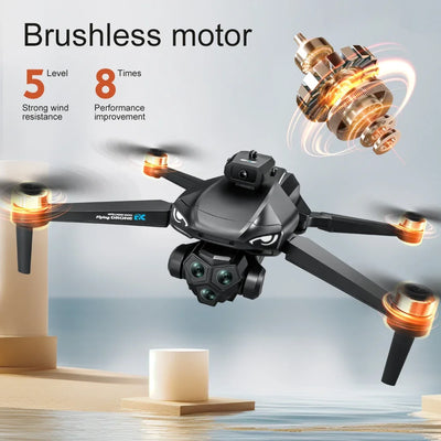 NEW M33 MAX Outdoor Drone Professional 6K HD ESC Sero Dual Camera 5G Wifi GPS Foldable Brushless Optical Flow RC Quadcopter Toys