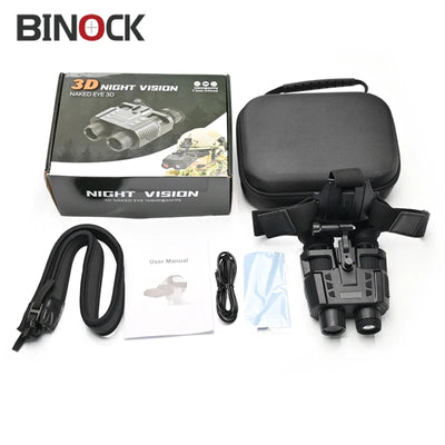 BINOCK NV8000 3D Gen2 defogging mirror tactical helmet night vision dual-screen binoculars HD night vision device for hunting