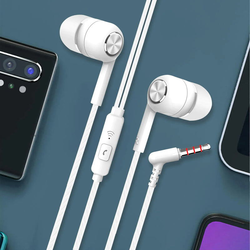 3.5mm Wired Earphone With Mic In-Ear Headset For Xiaomi Mobile Phone Pc Gaming Ultra Bass Super Sound Earbud Music Earphones