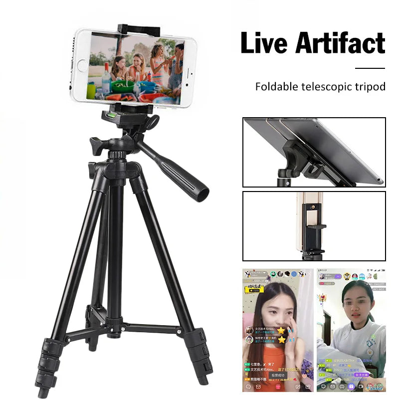 New Tripod 3120 Professional Portable Travel Aluminium Camera Tripod Accessories Stand With Pan Head For Canon Dslr Camera