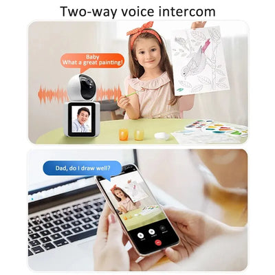 WiFi Camera Wireless Baby Monitor Auto Tracking Ai Human Detection Indoor Home Secuiryt Surveillance PTZ Cameras