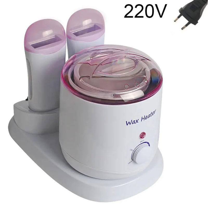 Professional Wax Cartridge Heater Waxing Roller Melt Pot Paraffin Depilatory Hair Removal Waxing Beans Cook Machine Wax Warmer