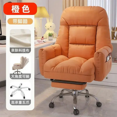 Home Comfortable Long-Sitting Computer Couch Bedroom Dorm Desk Office Lifting Backrest  Gaming Chair