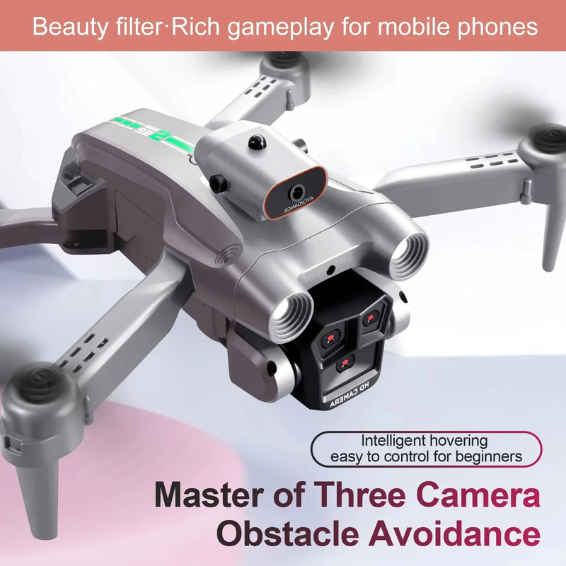 S92 HD 4K Drone with High Grip, Foldable, Mini RC, WiFi, Aerial Photography, Four-wheel Vehicle, Toys, Helicopter Camera