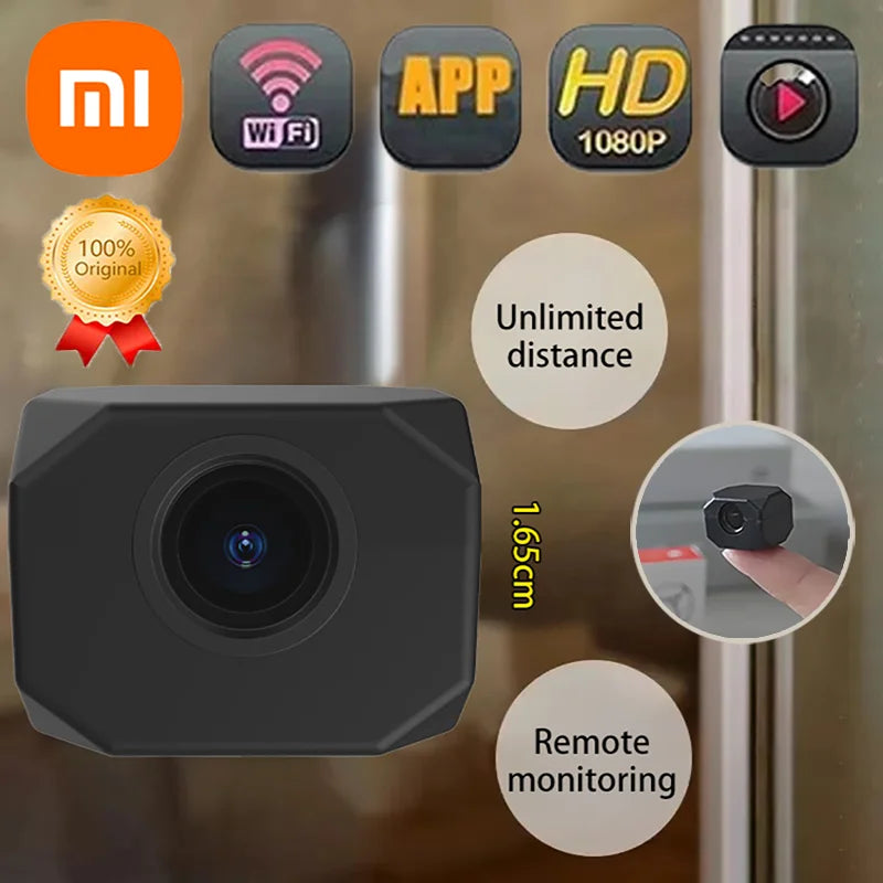 Xiaomi 1080P HD Mini Camera WiFi IP/AP Remote Monitoring Lightweight Portable Camcorder Smart Home Surveillance Security Cam