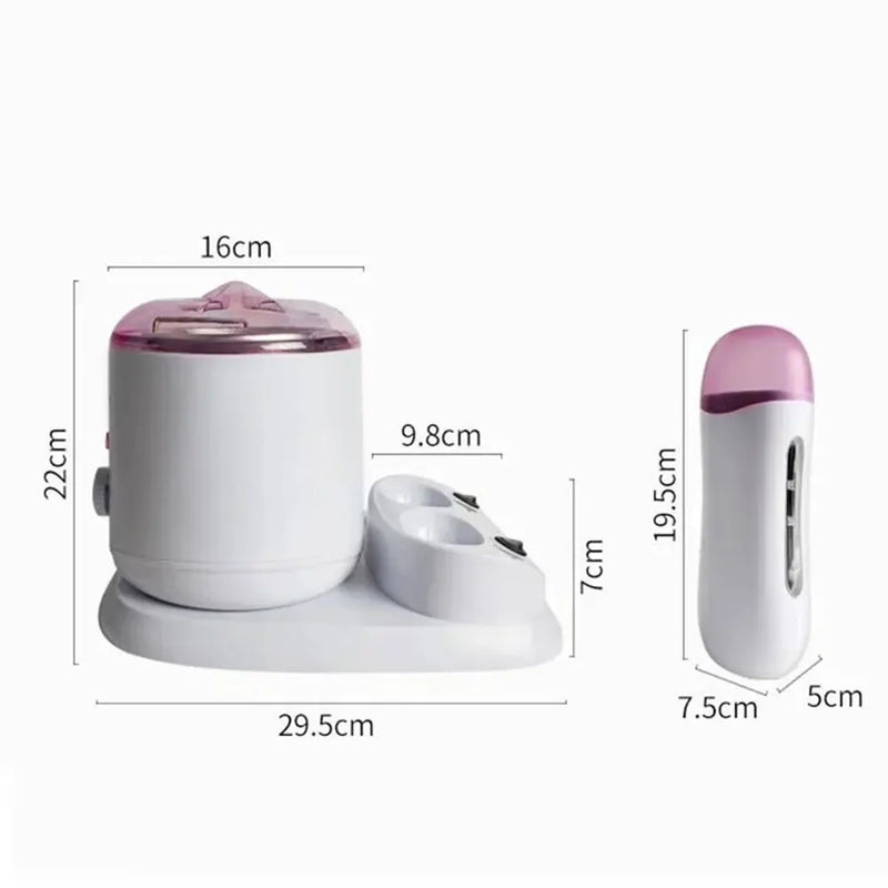 Professional Wax Cartridge Heater Waxing Roller Melt Pot Paraffin Depilatory Hair Removal Waxing Beans Cook Machine Wax Warmer