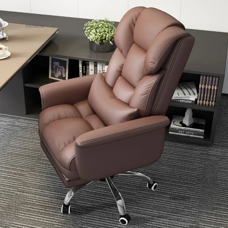 Comfortable Long-term Sitting Office Chairs Reclining Sofa Seat Office Boss Chair Home Dormitory Gaming Chair Office Furniture P