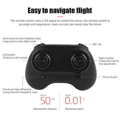 Auto Hovering Four-axis Aircraft Toys Mini Drone with Lights Four-axis Aircraft Toys RC Small Helicopter Quadcopter for Kids