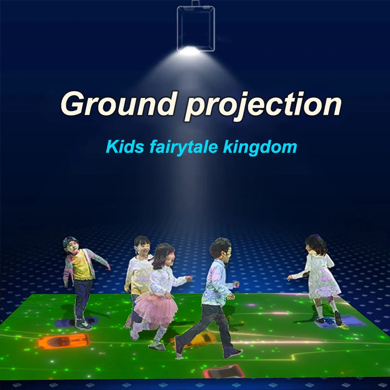 Interactive Whiteboard System 28 Floor Projector Games Multi Finger Touch Screen Smart Board Portable Playground Projection