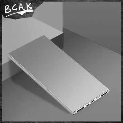 Universal Large capacity power bank rated 10000mAh Android ultra-thin mobile phone universal mobile power bank BCAK