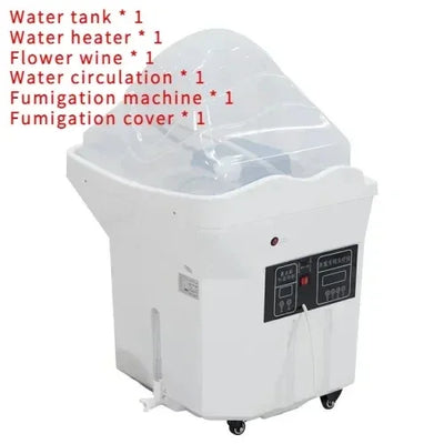 Water Circulation Shampo Chair Sink Portable Stylist Head Spa Hair Wash Basin Chair Move Shampouineuse Salon Furniture MQ50SC