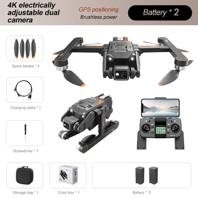 RG700 Pro Gps Rc Drone 4K Dual Quadcopter Wifi Fpv Drones with Camera Hd Aircraft Brushless Obstacle Avoidance Optical Flow Toys