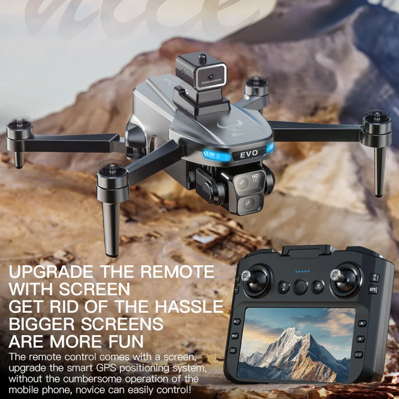 Top Drone 8K Professional GPS HD Camera Drones 5G WIFI FPV Video 4k UAV 5.9 inch large screen remote control RC Dron SG109 PRO