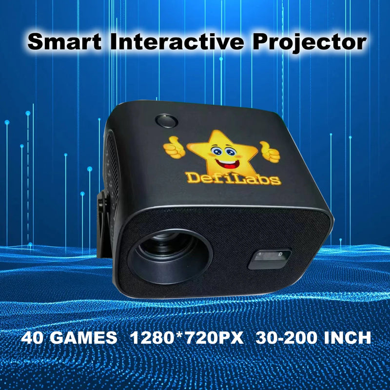 All In One Interactive Projector Magic Interactive Wall Projection Game System 40 Effect for Kids