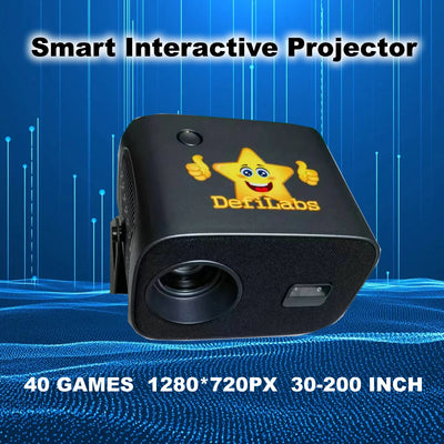 All In One Interactive Projector Magic Interactive Wall Projection Game System 40 Effect for Kids