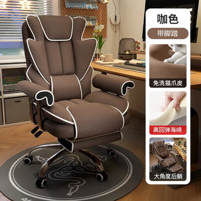 Foot Rest Chair Ergonomic Gaming Chairs Computer Comfortable Wheels Massage Adjustable Sedia Da Ufficio Office Furniture