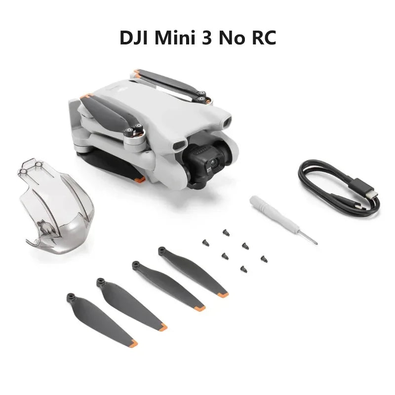 New Brand New DJI Mini 3 Drone No RC RC-N1 DJI RC Combo Plus Professional 4K HDR Video 10km Transmission