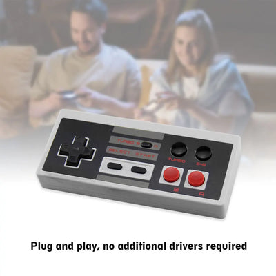 Wireless Game Controller 2.4GHz Joystick Gamepad Compatible with Nintendo NES Mini Classic Edition Console