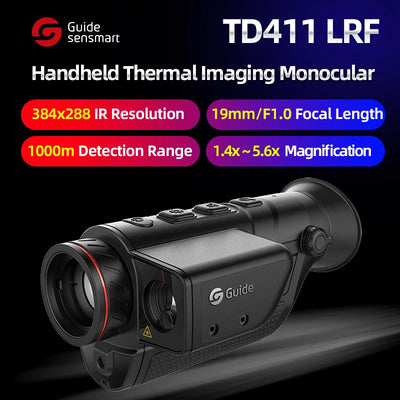 GUIDE TD411 TD421 TD431 TD631 LRF handheld night vision hunting thermal imaging camera Wifi 640*480 outdoor monocular Telescope