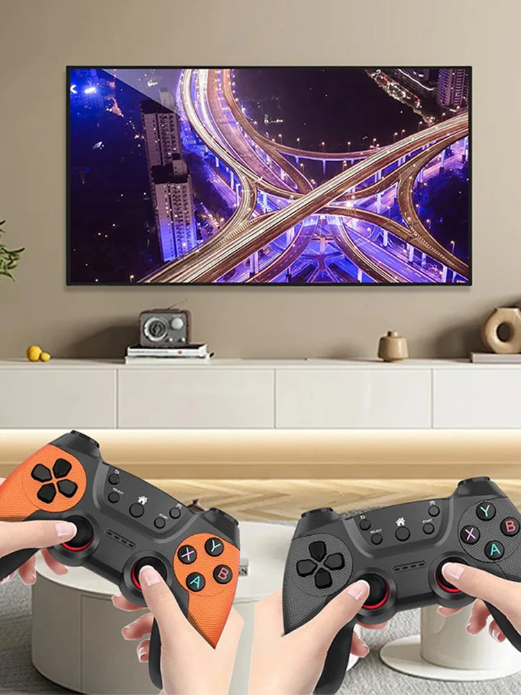 Retro Game Stick with 2.4G Wireless Controller Plug and Play Video Gaming Console 64G/128G/256G 35000+Games for TV Game Lovers