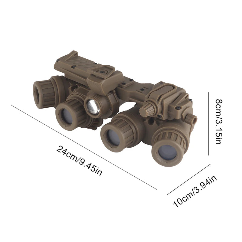 GPNVG 18 Night Vision Goggle No Function Four-Eye Night Vision Device Model Airsoft Hunting Binoculars for Cosplay Games