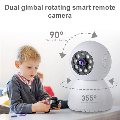 Security Camera Motion Detection WiFi Camera Baby Monitor Camera Surveillance Camera for Home Security Dog/Cat/Pet/Nanny/Baby