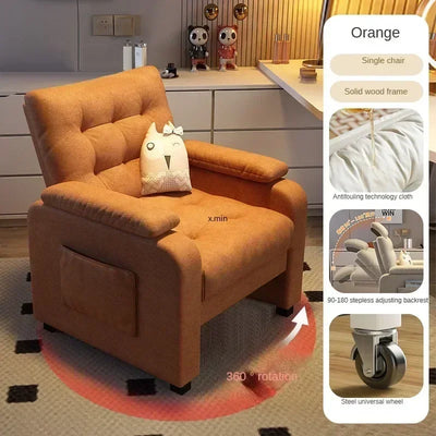 Lazy Computer Chair Home Office Back Sitting Comfortable Sofa Chair Furniture muebles Bedroom Internet Café Gaming Chair