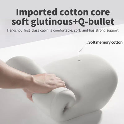 Memory Foam Lumbar Back Cushion for Car Office Gaming Chairs and Postpartum Waist Support Multi Functional Pain Relief Pillow