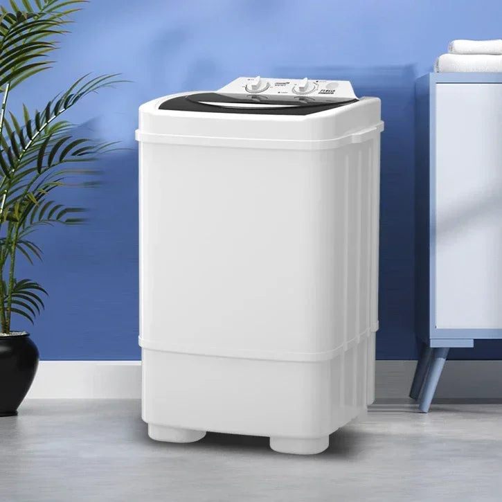 10kg Large Capacity Semi-Automatic Washing Machine for Dormitory, Mini House Rental Portable and Easy to Operate