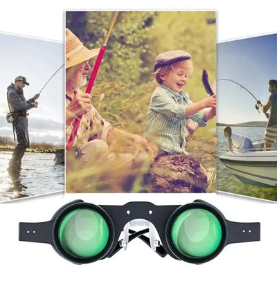 Night Vision Binoculars for Men and Women, Fishing Telescope Glasses, Zoom Magnifier for Hunting and Hiking, Outdoor Tool