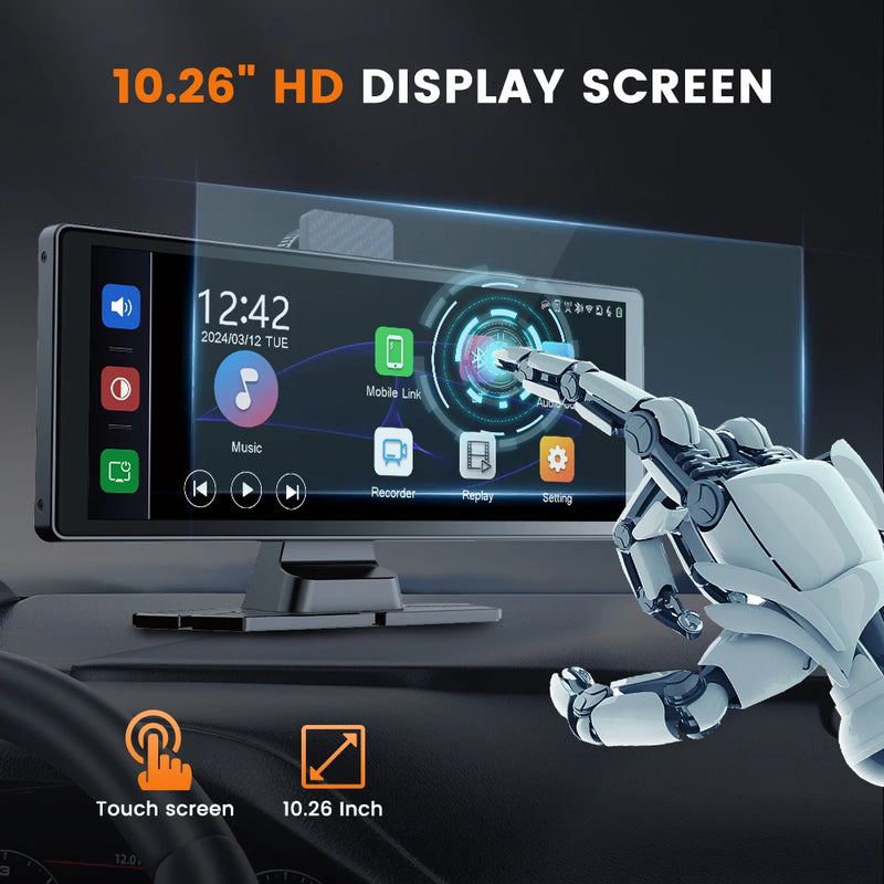 BEPOCAM ZC10 Wireless Carplay/Android Auto 4K ADAS 10.26&