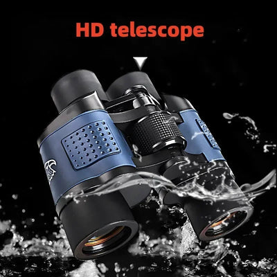 Binoculars 60X60 High Magnification Long Range Professional Telescope HD Portable Eyepieces Civil Grade Night Vision Binoculo