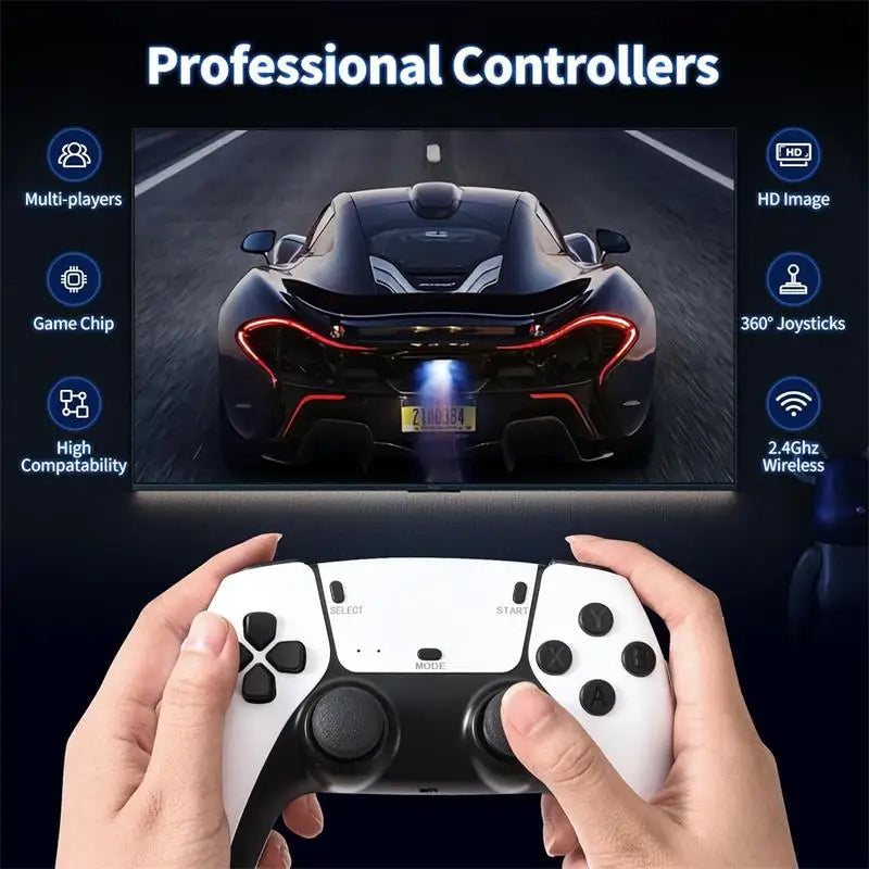 Xiaomi M15 Game Stick Wireless Gamepads Mini TV Handheld Game Console Video Game 64G 30000+ Game Output Two-player for PS1 Etc