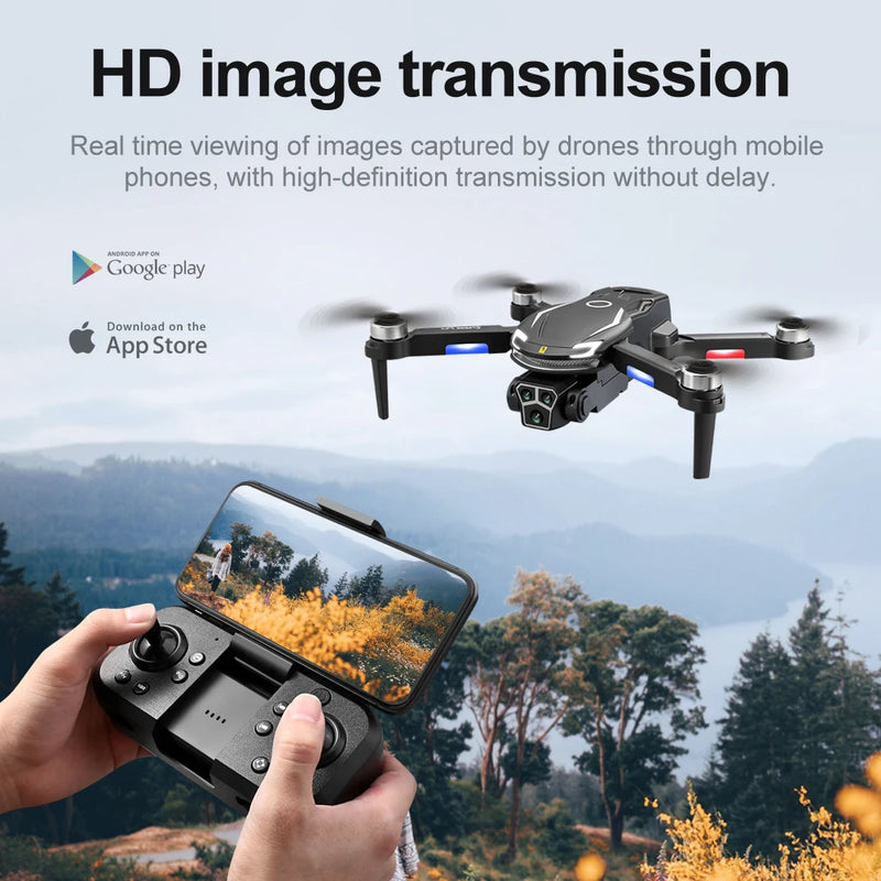 XIAOMI V888 Drone 4K GPS Triple Camera Professional Obstacle Avoidance Optical Flow Positioning Brushless Upgraded Quadcopter RC