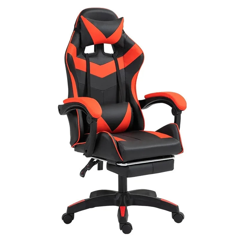 Gaming Chair,Backrest and Seat Height Adjustable Swivel Recliner Racing Office Computer Ergonomic Video Game Chair with Footrest