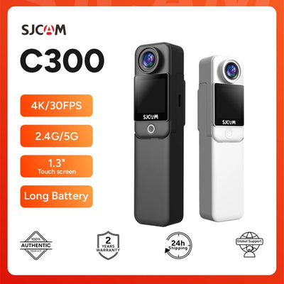 Top C300 Pocket Action Camera 4K FHD With Long Battery Life Video 30M Waterproof 5G WiFi Camera Sport Action Cam