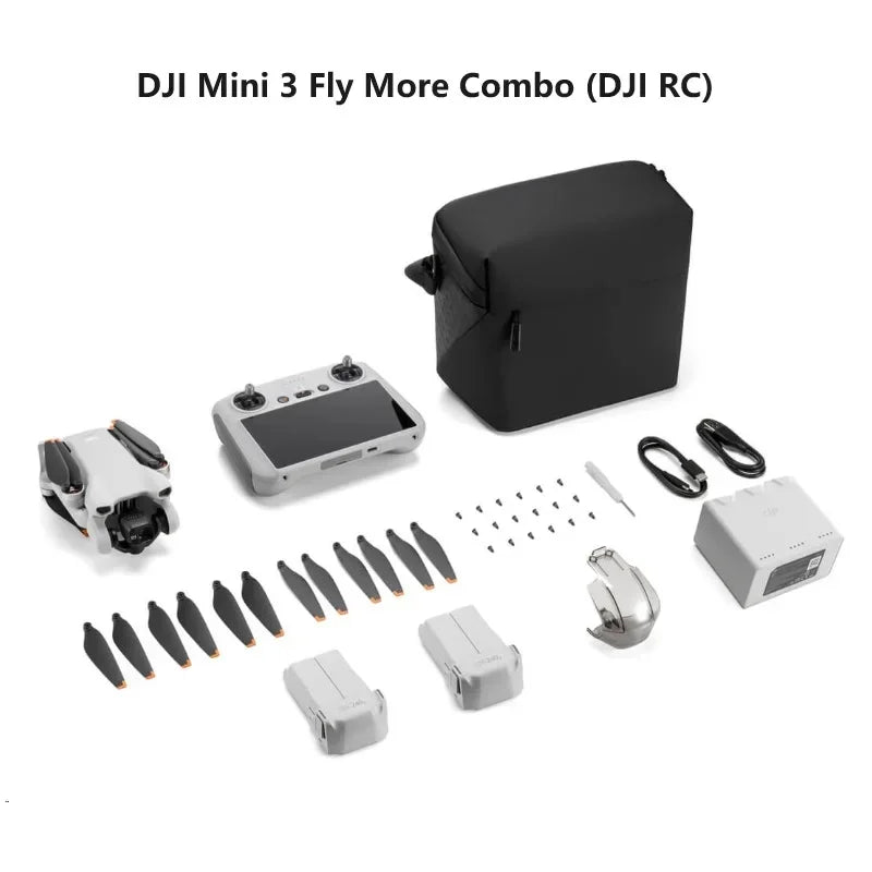 Top Brand New DJI Mini 3 Drone No RC RC-N1 DJI RC Combo Plus Professional 4K HDR Video 10km Transmission