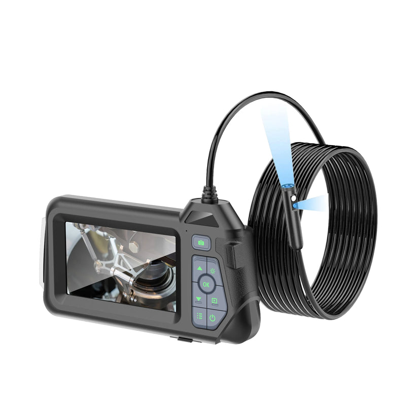 2MP 1080P 4.3Inch IP Screen 5mm Dual Lens Industrial Endoscope CMOS Borescope Inspection Otoscope Camera Digital Microscope