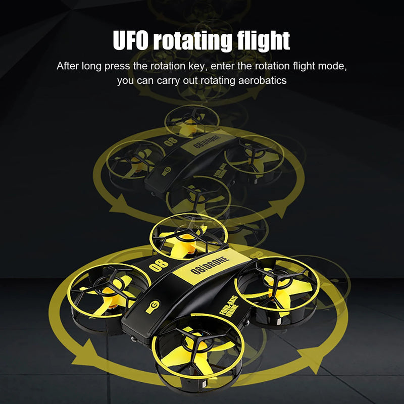 JJRC RH821 Flip Mini RC Drone Altitude Hold Quadcopter Toys with Lights Battery