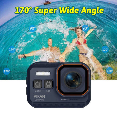 Action Camera 4K HD With Remote Control Waterproof Sport Camera Screen Drive Recorder 4K Sports Camera Helmet Action Cam Hero 8